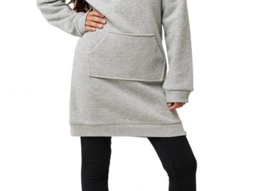 Φόρεμα Mexx Hooded Sweat ZN0610026-01G-Grey Melee Κορίτσι - Mexx - 