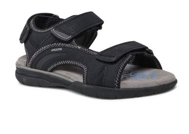 GEOX U25ELA 0EK14 C9999 SPHERICA SANDAL BLACK - Geox - 