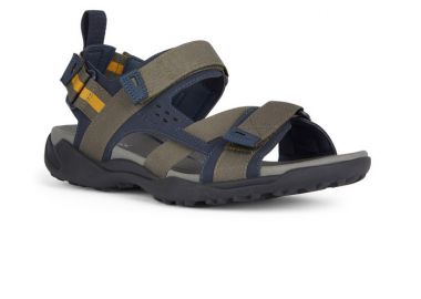 GEOX U4550B 01150 C0938 TERRENO SANDAL MILITARY NAVY - Geox - 