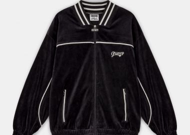 Grimey Madrid Velvet Track Jacket Black (9000150369_1469) - Grimey - 