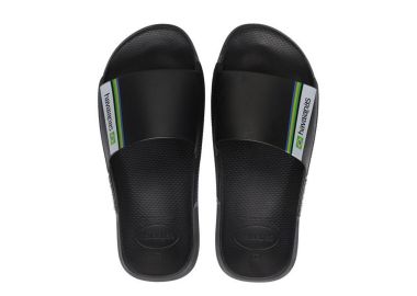 HAVAIANAS HAV. SLIDE BRASIL 4147319-0090 Μαύρο - Havaianas - 