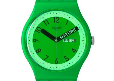 Ρολοί SWATCH Proudly Green Green Silicone Strap SO29G704 - Swatch - 