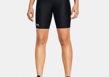 UNDER ARMOUR AUTHENTICS HEATGEAR BIKE 8IN SHORTS ΜΑΥΡΟ - UNDER ARMOUR - 